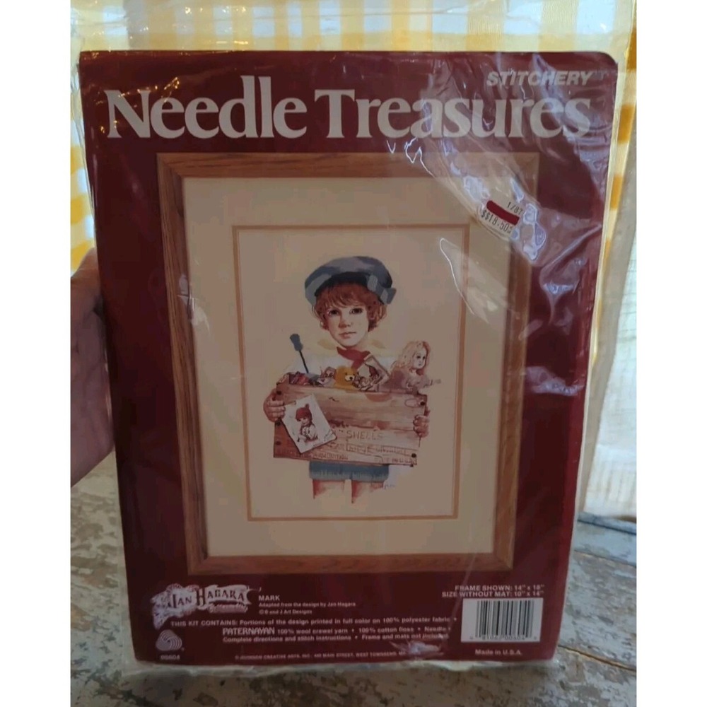 Brand New Sealed Needle Treasures Crewel Embroidery Kit Jan Hagara Mark